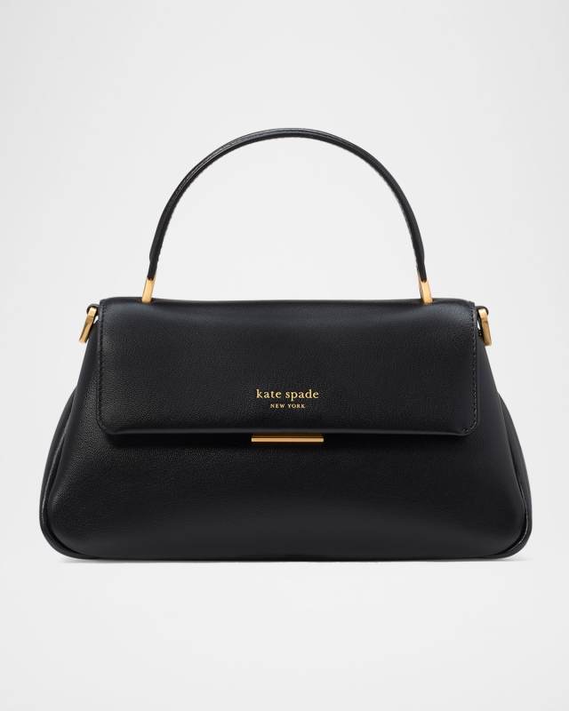 grace small grain leather top-handle bag